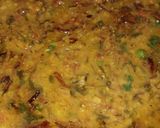 A picture of step 7 of Methi daal.