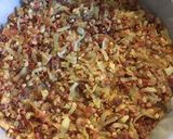 Baconos-hagymás quiche, tészta nélkül, lm-gm (francia pite) recept fázis 3 fotója