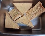 黑瓜滷油豆腐的食譜步驟1照片