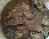 A picture of step 3 of Mutton kothmir.