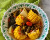 Foto langkah ke 4 dari resep Sayur Asem Pepaya Muda, Labu Siam & Buah Asam.