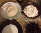 Foto del paso 1 de la receta: Muffins de arándano 🧁❤️
