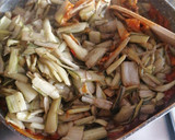 Foto del paso 2 de la receta: Pencas de espinacas con pisto airfryer