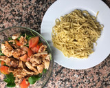 Foto del paso 4 de la receta: Pasta a la trufa con ensalada de pollo. Mi menú de medio día!