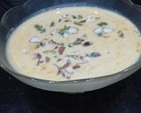 A picture of step 5 of Kesar Mango Firni.