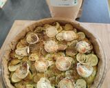 Une image de l'étape 3 de Tarte tomate / courgettes / chèvre.