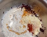 A picture of step 1 of Beetroot Muthiya.