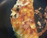Foto del paso 4 de la receta: Omelette de champiñones, cebolla y queso (optativo)