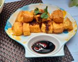 Hình bước làm 2 của món Đậu chiên pate