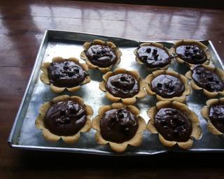 PIE BROWNIES (Super fudgy, shiny dan crust) langkah memasak 5 foto