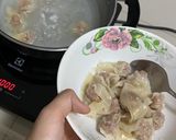 รูปขั้นตอนการทำที่ 1 ของ เกี๊ยวหมู ซุปไก่มันฝรั่ง