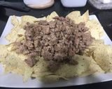 Foto del paso 3 de la receta: Nachos con queso y carne