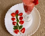 A picture of step 2 of Strawberry juice.