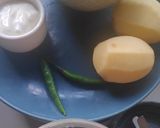 A picture of step 1 of Semolina Potato Snacks (Dhokla) 😋.