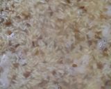 A picture of step 1 of Urad Dal Khichdi.