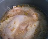 A picture of step 2 of Chicken Rice in a Rice Cooker.