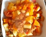 Foto del paso 6 de la receta: Guiso de otoño con porotos de manteca y chorizo #Mercado