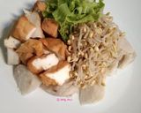 Foto langkah ke 3 dari resep Umbi Talas Tahu Bumbu.
