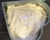 Foto del paso 7 de la receta: Torta invertida de manzana y duraznos en almíbar