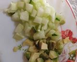 صورة لخطوة 3 من وصفة سلطة الأفوكادو وطماطم والخيار 😋😋👍👍😜