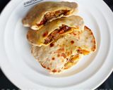 A picture of step 9 of Shawarma pockets.