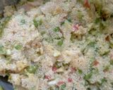 A picture of step 1 of Vegetable semolina cutlet.