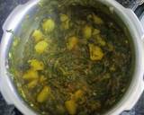 Aloo palak in pressure cooker