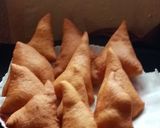 A picture of step 4 of Vanilla flavoured mandazi#marathonrecipe.