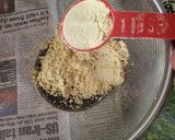 A picture of step 1 of Summer Special Besan Laddoo Ice-cream.