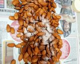 A picture of step 4 of Salted Cashew nuts and Almonds.