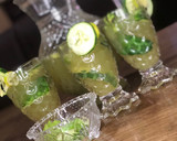 A picture of step 3 of Cucumber mojito🥒🍃🍋.