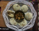 A picture of step 3 of Batata vada and paneer chilli stuffed idli.