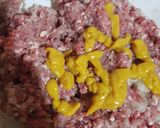 Foto del paso 2 de la receta: Hamburguesa rellena 🍔🍔🐷🐷 #retofinde 🍔