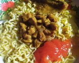 Foto langkah ke 4 dari resep Ayam toping mie ayam.