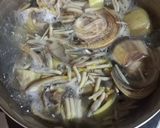 Foto langkah ke 2 dari resep Gangan Asam Keladi Jantung Pisang.