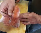 Foto del paso 1 de la receta: Trucha rellena al horno