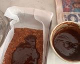 A picture of step 4 of No Bake Dessert-Brownie -Fudge🍫🍩Guilt Free Chocolate Nuts Bars😋.