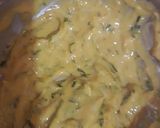 A picture of step 1 of Kadhi pakoda.