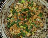 Foto langkah ke 5 dari resep Biji Lumai cah Cu Yu Ca Tauco Cabe Ijo Petai.