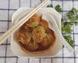 A picture of step 15 of Homemade Nepali Jhol momo (dumpling with soup).