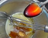 A picture of step 1 of Marble pancake.