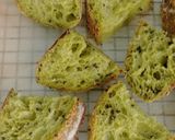 Foto langkah ke 22 dari resep Pandan Biji Wijen Hitam Sourdough Bread.