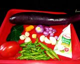 Foto langkah ke 2 dari resep Gulai Udang Telur Puyuh.