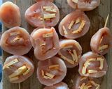 Фото кроку 3 до Курячі рулетики з сиром 🍗.