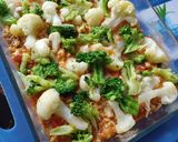 Rakott brokkoli és karfiol (fogyókúrába illeszthető) recept fázis 6 fotója