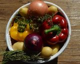 Une image de l'étape 1 de Bar au four et ses petits légumes.
