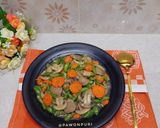 Foto langkah ke 5 dari resep Tumis Buncis Jamur Champignon.