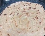 A picture of step 7 of Teh waly Parathy.