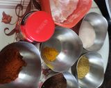 A picture of step 1 of मूंगदाल, बीटरूट कांजी बड़ा.