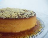 A picture of step 6 of Neapolitan Edam Cheese Flan.